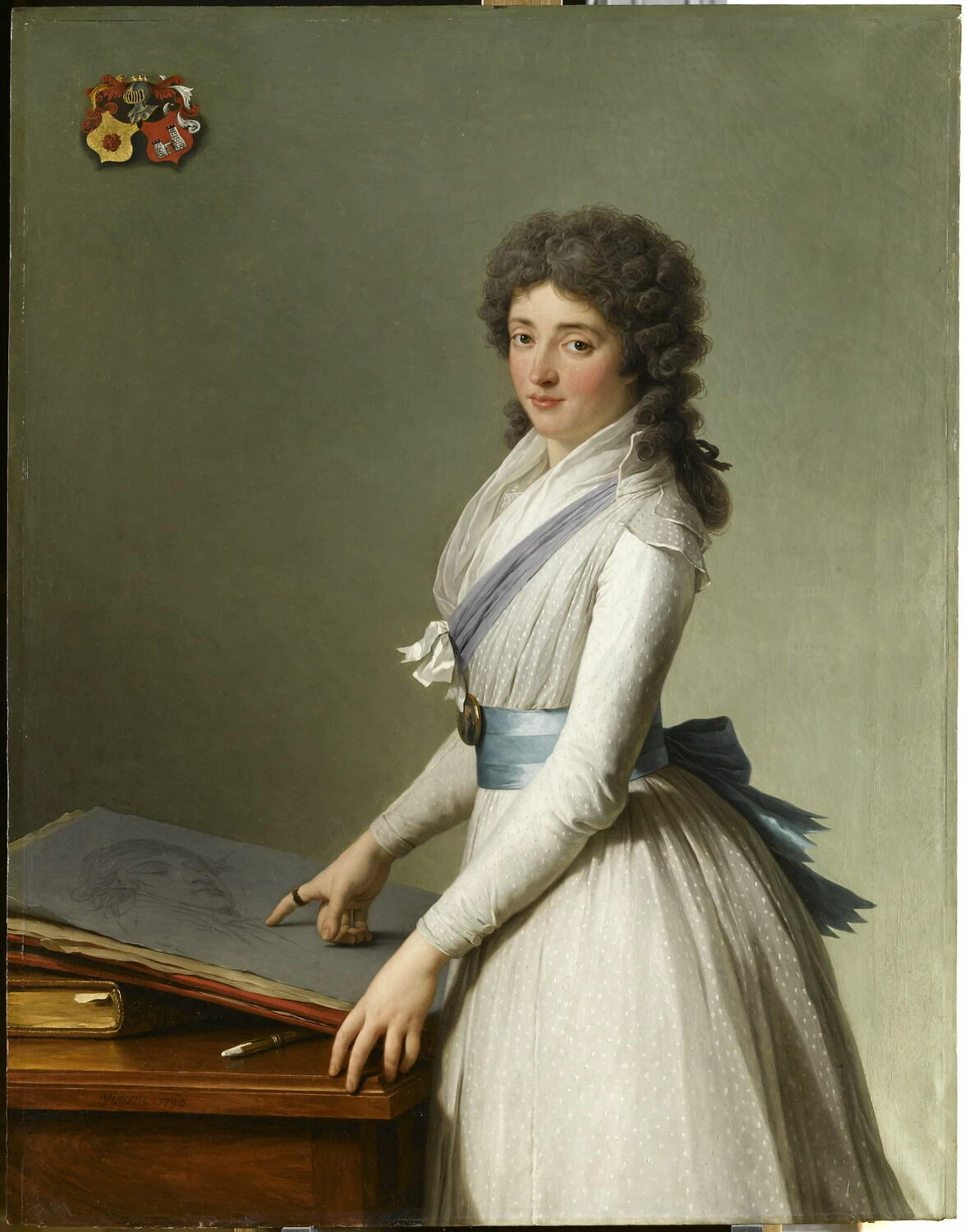 Ritratto della baronessa de Chalvet - Souville, nata Marie de Broutin, Louvre, Parigi